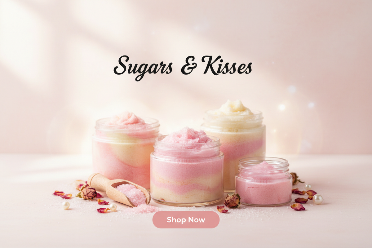 Sugars & Kisses Sugar Scrubs Front Page